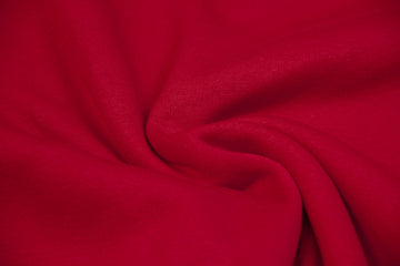 Leichtes Alpenfleece, uni, rot, 0,5 m